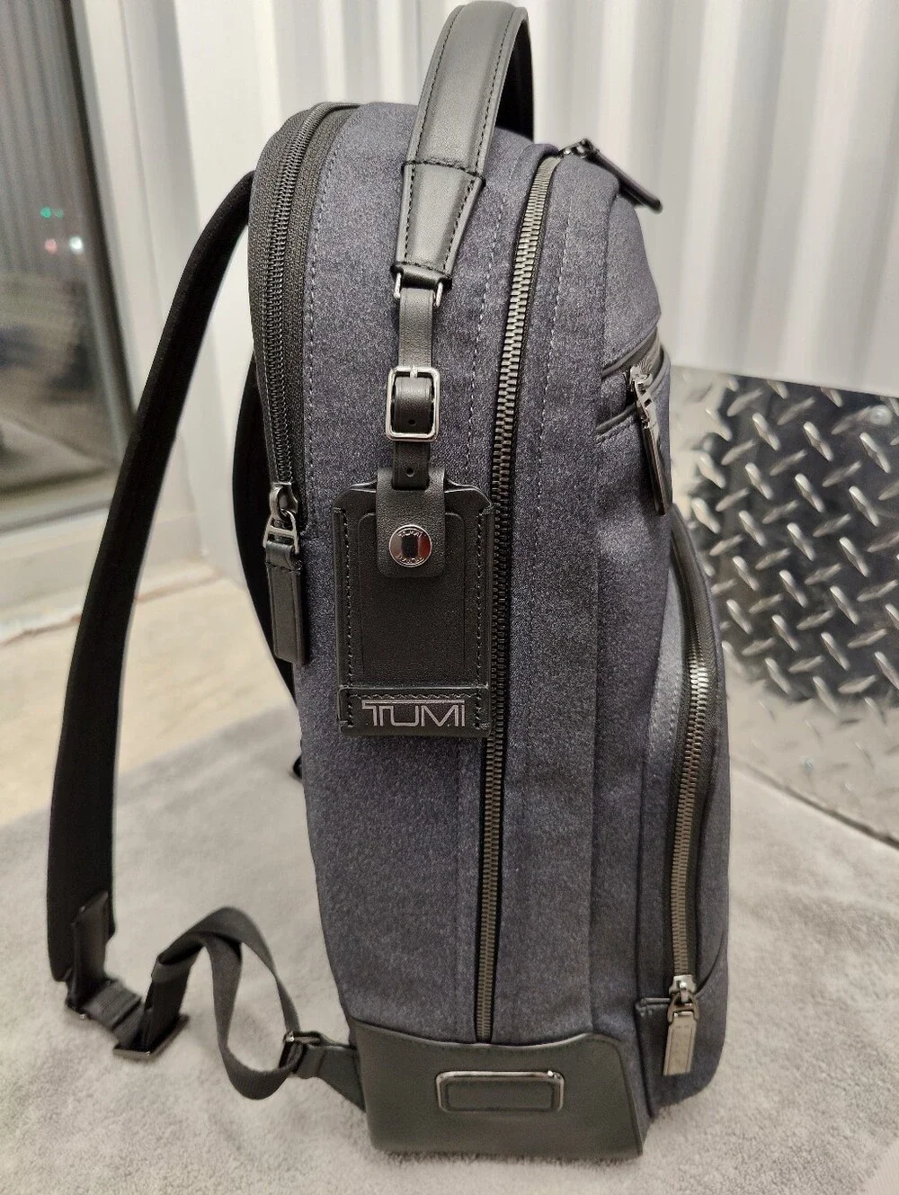✨NWT Tumi Harrison Warren Backpack (Charcoal Grey) + Rain Cover - FREE SHIPPING!